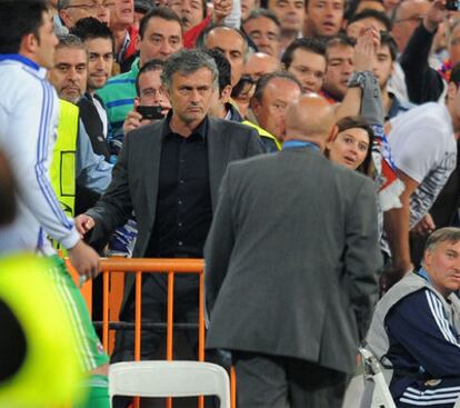 Mourinho, after being red-carded last week at the Bernabéu.