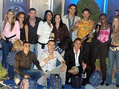 Imagen de los concursantes de la quinta edición de <i>Gran Hermano.</i>