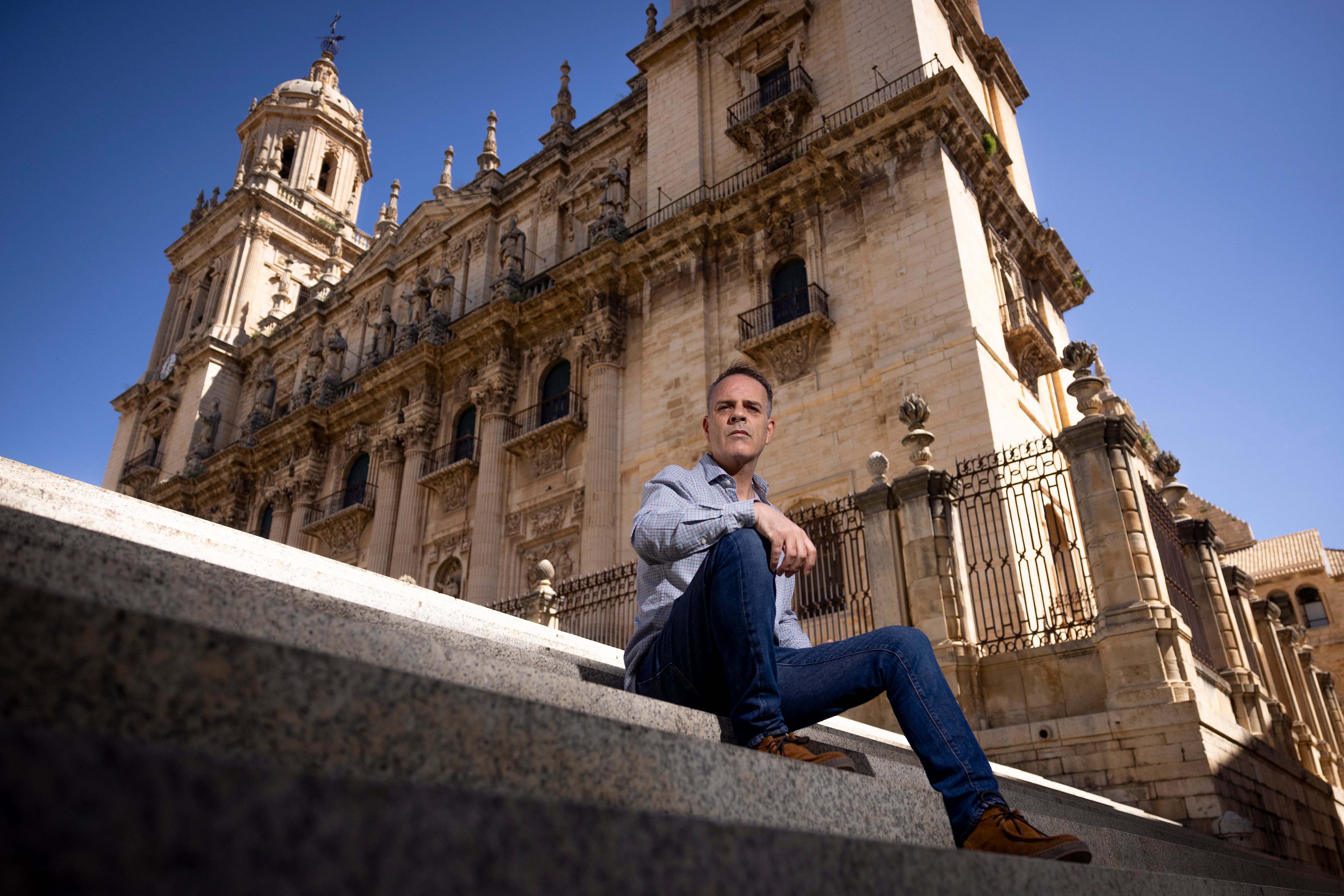 Manuel Montoro, víctima de abusos en el seno de la Iglesia, el 13 de abril.