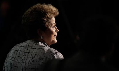 Rousseff, este lunes en Brasilia.