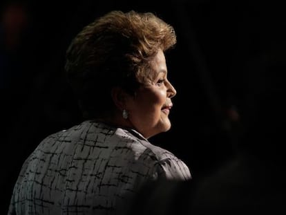 Rousseff, este lunes en Brasilia.