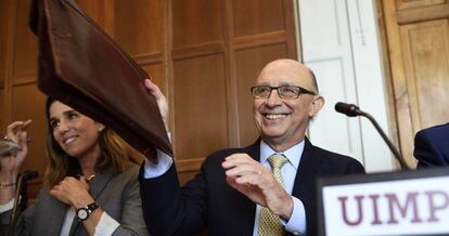 El ministro de Hacienda y Administraciones Públicas en funciones, Cristóbal Montoro