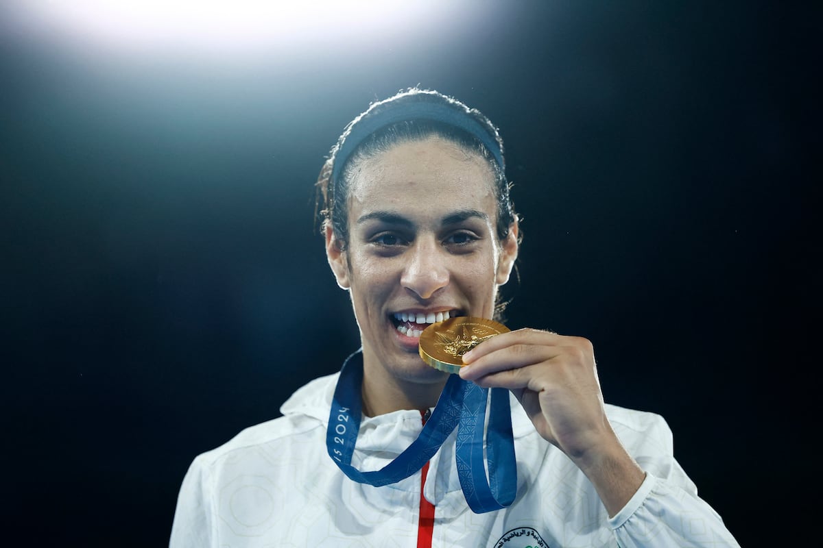 Imane Khelif, campeona olímpica de boxeo en la categoría de 66kg “Soy