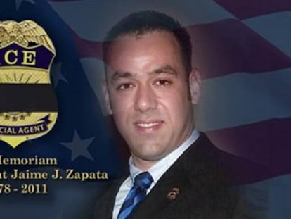 El agente estadounidense asesinado, Jaime Zapata.