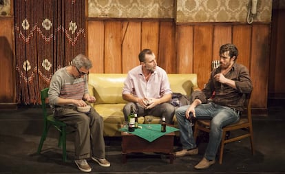Los protagonistas de la obra 'La partida'.