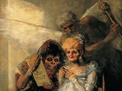 Fragmento de 'El tiempo' de Goya.