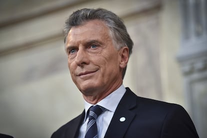 El expresidente argentino Mauricio Macri, en una imagen de archivo.