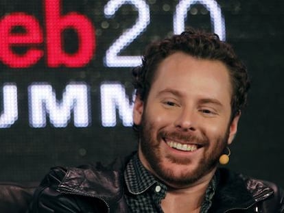 El empresario Sean Parker.