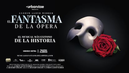 Cartel del musical 'El fantasma de la pera'