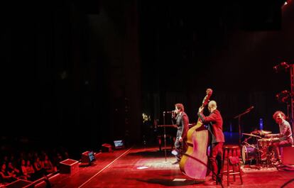 Calamaro desde el backstage en Los Ángeles.