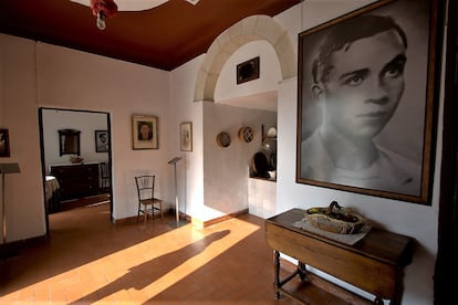 Vista de la casa-museo de Miguel Hernández en Orihuela, en una imagen cedida por Joan Antoni Vicent.