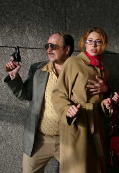 Santiago Segura e Yvonne Sciò, en <i>Torrente 3: el protector</i>.