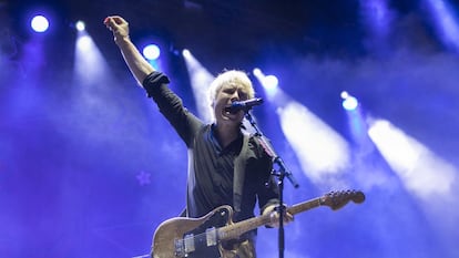 La banda de indie rock Franz Ferdinand.