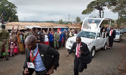 El papa Francisco, durante su visita a Nairobi, Kenia, el 27 de noviembre de 2015. 