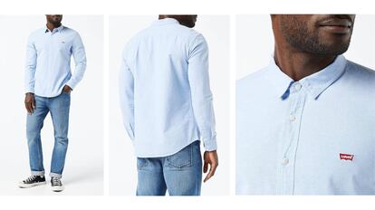 Esta camisa de Levi´s para hombre está rebajada a más de la mitad de su precio.