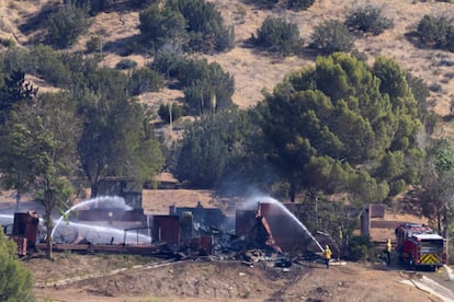 bomberos en Agua Dulce California