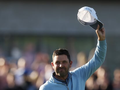 Schwartzel celebra la victoria.