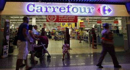 Supermercado Carrefour en Niza (Francia).