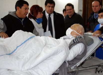 Montanaro es trasladado a prisión desde el hospital.