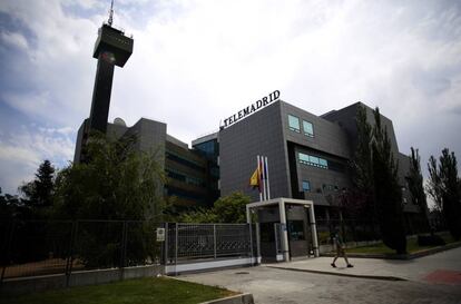 Vista del edificio de Telemadrid, en Pozuelo de Alarcón.