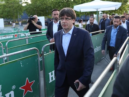 Carles Puigdemont al Festival Primavera Sound.