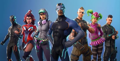 Skins del Fortnite.