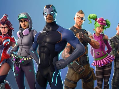 Skins del Fortnite.