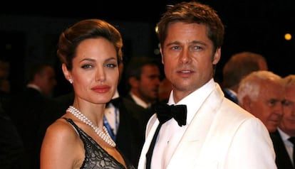 Angelina Jolie y Brad Pitt, en un estreno en 2007.