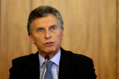 El presidente de Argentina, Mauricio Macri.