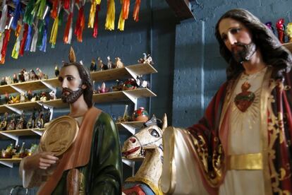 Representación de San Judas Tadeo, uno de los santos más populares en México