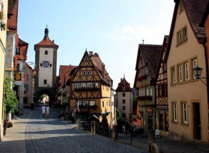 Las ídilicas calles de Rothenburg