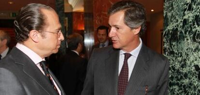 Antonio Vázquez, presidente de Iberia, y José Manuel Entrecanales, presidente de Acciona.