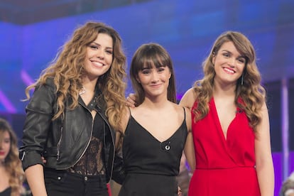 Las tres finalistas de OT 2017, Miriam, Aitana y Amaia.