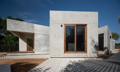 Cada habitación tiene su propio acceso al exterior, para que pueda funcionar a modo de porche privado.