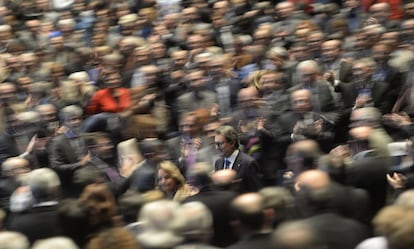 Artur Mas arriba a l'Auditori del Fòrum de Barcelona.