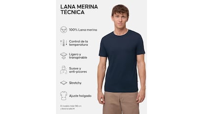 Esta es la mejor oferta en camisetas térmicas de lana merina que se puede comprar en Amazon