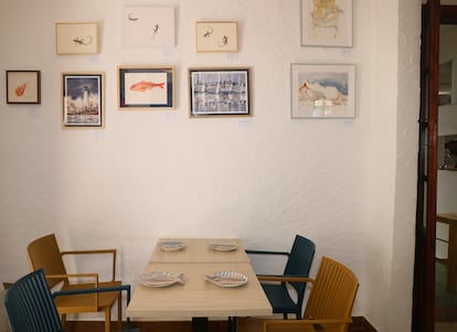 Interior del restaurante. 