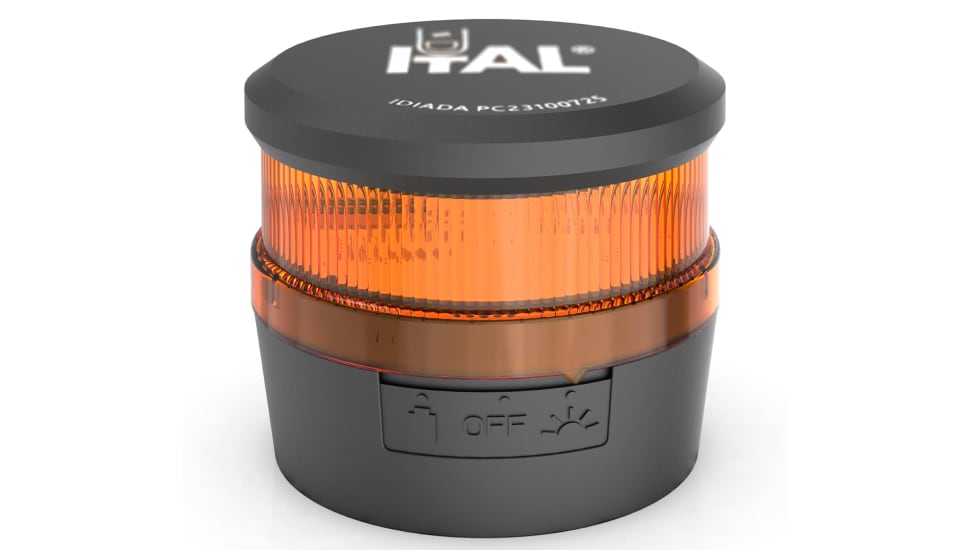 Luz de emergencia V16 con pila de petaca incluida.