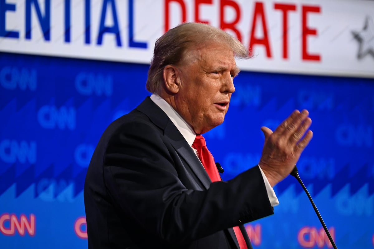 Trump swept the debate, according to the first CNN poll