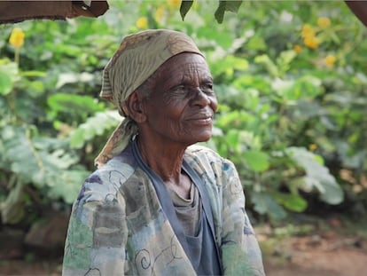 Una de las supervivientes de cáncer de cuello de útero de la región de Blantyre, en Malawi.