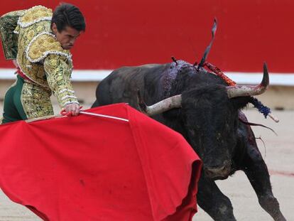 Francisco Marco en su segundo toro.