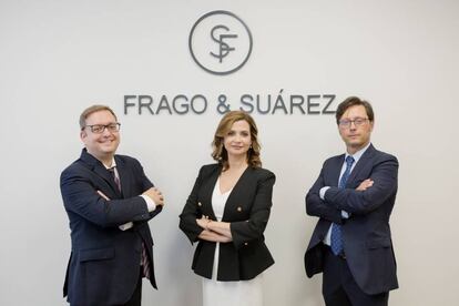 Juan Antonio Frago, Verónica Suárez y Luis Suárez de Centi.