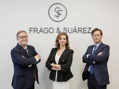 Juan Antonio Frago, Verónica Suárez y Luis Suárez de Centi.