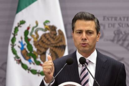 El presidente mexicano Enrique Pe&ntilde;a Nieto.
