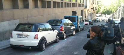 Calle del Doctor Velasco, donde se produjo el accidente.