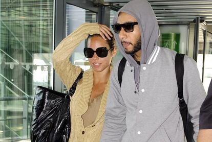 Alicia Keys y su novio.