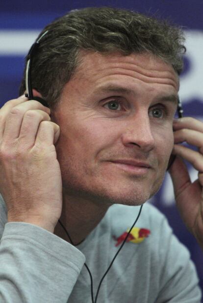 David Coulthard, el pasado abril.