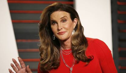Caitlyn Jenner en la fiesta Vanity Fair 2016.