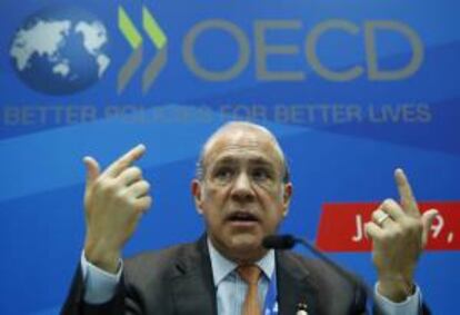 El secretario general de la Organización para la Cooperación y el Desarrollo Económico (OCDE), Ángel Gurría. EFE/Archivo