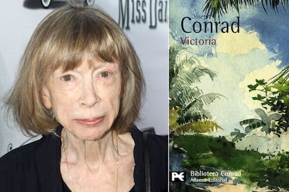 Joan Didion - Victoria (Joseph Conrad)

La legendaria escritora y periodista declaró en una entrevista con The Paris Review que nunca iniciaba un trabajo de grandes dimensiones sin releer antes la que para muchos es la obra cumbre del autor polaco.